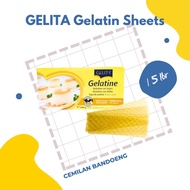 Halal Gelatin Sheets - 3 Sheets, Easy to Use for Desserts Gelatin Powder Gelatine Sheet