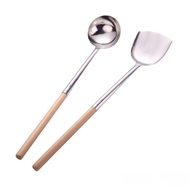 STAINLESS STEEL EXTRA LARGE LADLE senduk gulai / sudip gulai / senduk kawah / sudip kawah / turner /