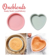 6/8 Inch Multilayer Rainbow Cake Mould Heart Round Shaped Silicone Mold Fondant Cake  Baking  Tool Bakeware