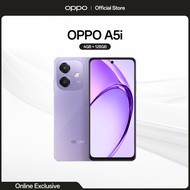 [Online Exclusive] OPPO A5i (4+128G) | โทรศัพท์มือถือ ดีไซน์สวย ทนทาน กล้อง 8 MP ชาร์จไว 45W แบตเตอร