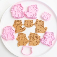 Cartoon Rascal Cookie Cutters DIY Bakery Tools and Accessories Cookie Stamp