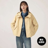 elgini windbreaker windbreaker women Women Hooded Jacket Outdoor Jacket Jacket 2024 Autumn New Style