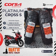 PAIR / UNIT ADV 160 CORSA CROSS S RING MOTORCYCLE TIRES 14 & RING 13 PCX 160 ADV 160 FRONT REAR PAIR