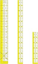 BSGOGO Acrylic Quilters Ruler 12"x1.5", 12"x1",6"x1"