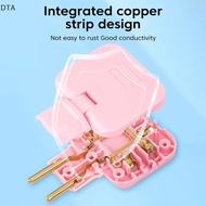 DTA 180 Degree Rotatable Socket 3-in-1 EU Plug Converter Travel EU Extension Plug Multi-Plug Slim Wi