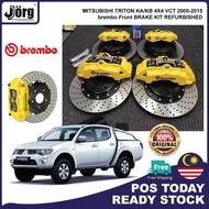 BREMBO 18Z 6Pot 380mm Brake Kit *Front Only* Brake Pad Brake Calipers Refurbished Mitsubishi Triton 