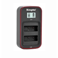 [Kingma] Dual Slot Super Fast USB Type-C Charger with LCD Display for Olympus BLS5/BLS1 Batteries - 
