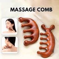 Sandalwood Comb, Head Massage, Meridian Massage Comb, Skin Massage, Facial Massage Comb