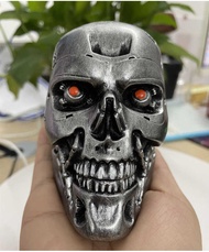 [Vip] 14Cm Terminator Skull T800 Arnold Schwarzenegger Resin Figure Statue Toy Skeleton Head
