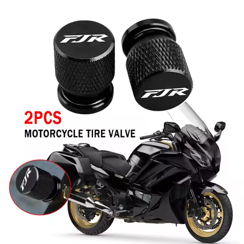 2PCS Motorcycle Tire Valve Air Port Stem Cover Cap Plug CNC Accessories For YAMAHA FJR1300 FJR 1300 