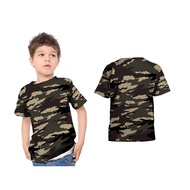 [Riashop] Children's Camouflage T-Shirt | Children's Camouflage Army T-Shirt | Army Camouflage T-Shi