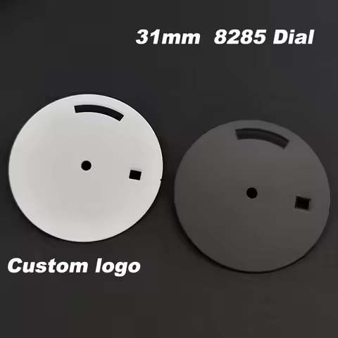 31mm Dial Miyota 8285 dial dual calendar for Miyota 8285 movement Watch accessories Miyota 8285 watc