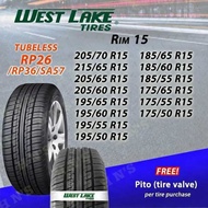 WESTLAKE Tires 175/50R15 , 185/55R15 185/60R15, 195/55R15, 195/65R15, 205/65R15, 205/70R15 TUBELSS B