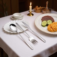 304 Stainless Steel Western Cutlery Cutlery Cutlery Cutlery Fork Spoon Chopsticks Three-Piece