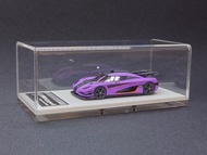VMB 1/64 樹脂模型車 Koenigsegg One:1 #purple