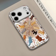 爆炸小猫适用苹果17pro手机壳iphone16pm皮纹15个性14plus防摔125.12.9