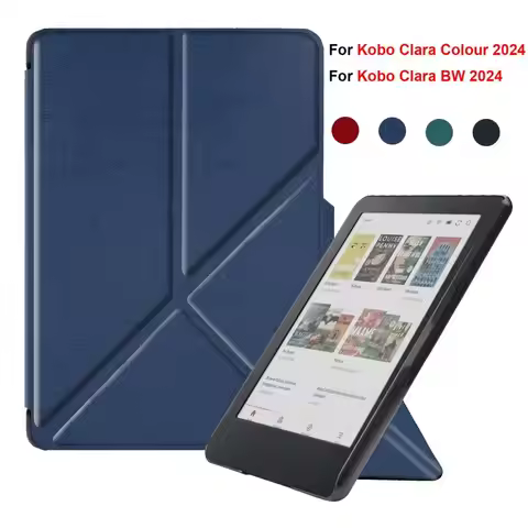 Auto Wake/Sleep e-Reader Case Multi-folding Stand Universal N365 Protective Shell for Rakuten Kobo C