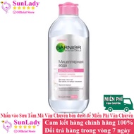 Nước tẩy trang Garnier Skin Active 400ml hồng
