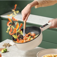 Electric frying pan electric fondue pot 4L all-in-one multifunctional non-stick anti-glaze liner