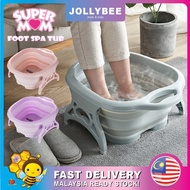 Jollybee Foldable Foot Spa Tub Basin Collapsible Foot Washing Massage Bucket Pedicure Soaking Tub / Besen Rendam Kaki