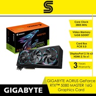GIGABYTE AORUS GeForce RTX™ 5080 MASTER 16G Graphics Card - GV-N5080AORUS M-16GD