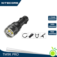 NITECORE TM9K PRO 9900Lumens High Output Tactical Flashlight, Type-C Rechargeable, Bulit-In 5000mAh 