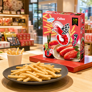 Calbee 卡樂B 日本九州限定 Kappa Ebisen 明太子味蝦條｜海鮮旨味配溫和辛香｜12g×8袋 此日期前最佳：2027年01月01日