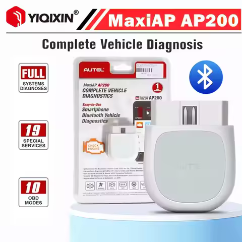 Autel MaxiAP AP200 Bluetooth OBD2 Car Code Reader Full Systems Diagnostic Tool with AutoVIN TPMS IMM