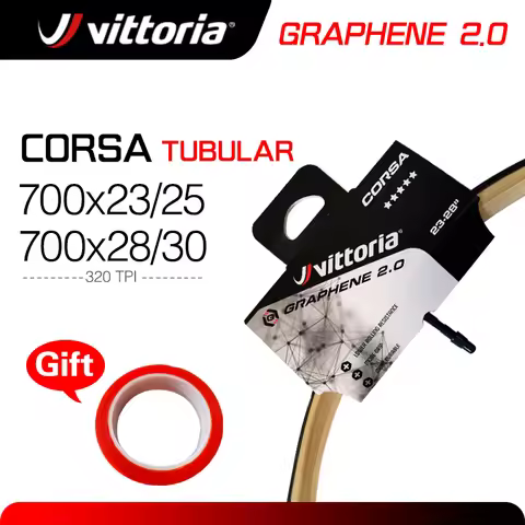 VITTORIA CORSA Speed Road Bike Tubular Tires 700X25C Tubular Tire Graphene 2.0 For Racing Tubular ti