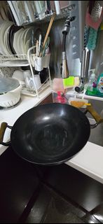 日本28cm 黑色生鐵鍋