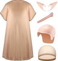 6PCS Dobby Costume with Elf Mask,Dobby Mask Costume Set DIY Halloween Party Cosplay Themed Party Dob