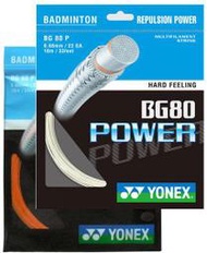 ◇ 羽球世家◇【線】YONEX 羽球線BG80P (80 power)  《提供紮實的手感和快速有力的扣殺性能》