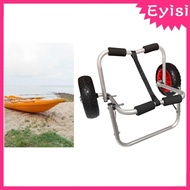 [Eyisi] Canoe Transport Cart Kayak Trailer Aluminum Alloy Elastic Strap Carrier Cart