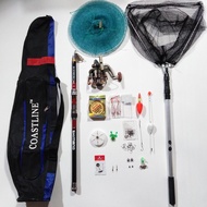 Bộ Cần Câu Shimano 3m6 máy câu cá yumoshi LC 7000 và Đầy Đủ Phụ Kiện Đi Câu (ngulong)