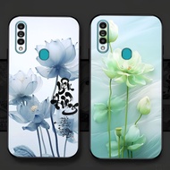 Oppo a31, oppo a8 case with luxurious lotus print