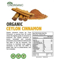 Organic Ceylon Cinnamon Stick First Grade. Kayu Manis Ceylon Dari Sri Lanka.100g/btl
