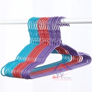 42CM*22CM (10 Pcs) EXTRA THICK Clothes Hanger Laundry Hanger Penyangkut Baju Wardrobe Hanger/ Seluar