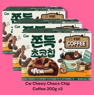 คุ๊กกี้ต็อกรสกาแฟ จากเกาหลี  cw chewy choco coffee 200g