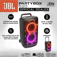 [𝗢𝗥𝗜𝗚𝗜𝗡𝗔𝗟] JBL PartyBox 520 - Portable battery-powered party speaker with powerful sound