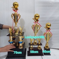 Trophy piala sepak bola futsal set 4kaki 3kaki 123