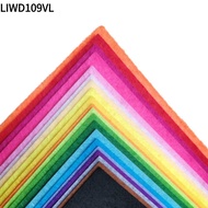 LIWD109VL 40Pcs Non Woven Fabric, Colorful 1mm Thick Felt Fabric Sheet, High Quality Squares Durable
