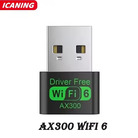 AX300 Wireless WiFi Receiver 287Mbps WiFi 6 Adapter 2.4G WiFi Card Wifi6 USB Dongle PC Laptop Driver