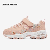 斯凯奇（Skechers）老爹鞋宝宝刺绣熊猫鞋春秋婴儿运动学步鞋护脚休闲小童鞋子女 302525N-LTPK 浅粉色 25码 150mm