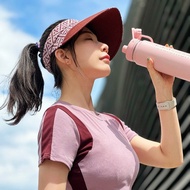 【INRSWORLD】針織空頂帽-胭脂紫 遮陽帽 防曬帽