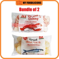 A1 Lobster Chips / Mackerel Chips · Keropok Udang / Keropok Ikan 300g