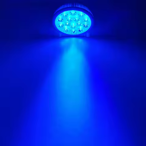 30W / 15W 470nm~475nm PAR38 Ice Blue LED Lamp Spot Light Bulb for Plant Aquarium E27 E26