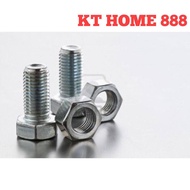 Skru Rak Besi Lubang (M8 x 16mm) / Screw Bolts and Nuts for Slotted Angle Bar x 1pcs