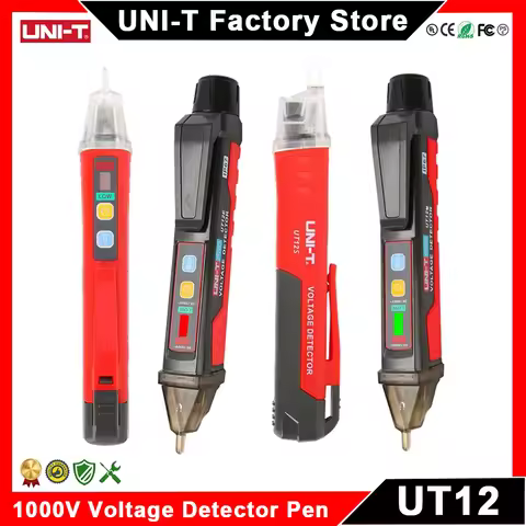 UNI-T UT12 Series Voltage Detector 24V to 1000V Non Contact Voltage Test Pencil Volt Electric Pen UT