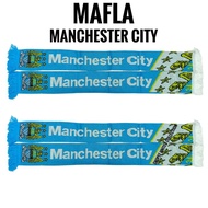 MAFLA MANCHESTER CITY Mafla Sulam Tebal Man City 1 pcs Mafla Bola Football Knitted Scarf Scarves