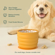 New Dog Slow Feeder Bowl Pet Slow Feeder Bowl with Suction Cup Anti-Choking Slow Feeding Bowl Cat Do